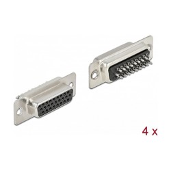 D-Sub HD 26 Pin Buchse Metall. Lötversion. 4 Stück — Buy in Cyprus with Fast Delivery