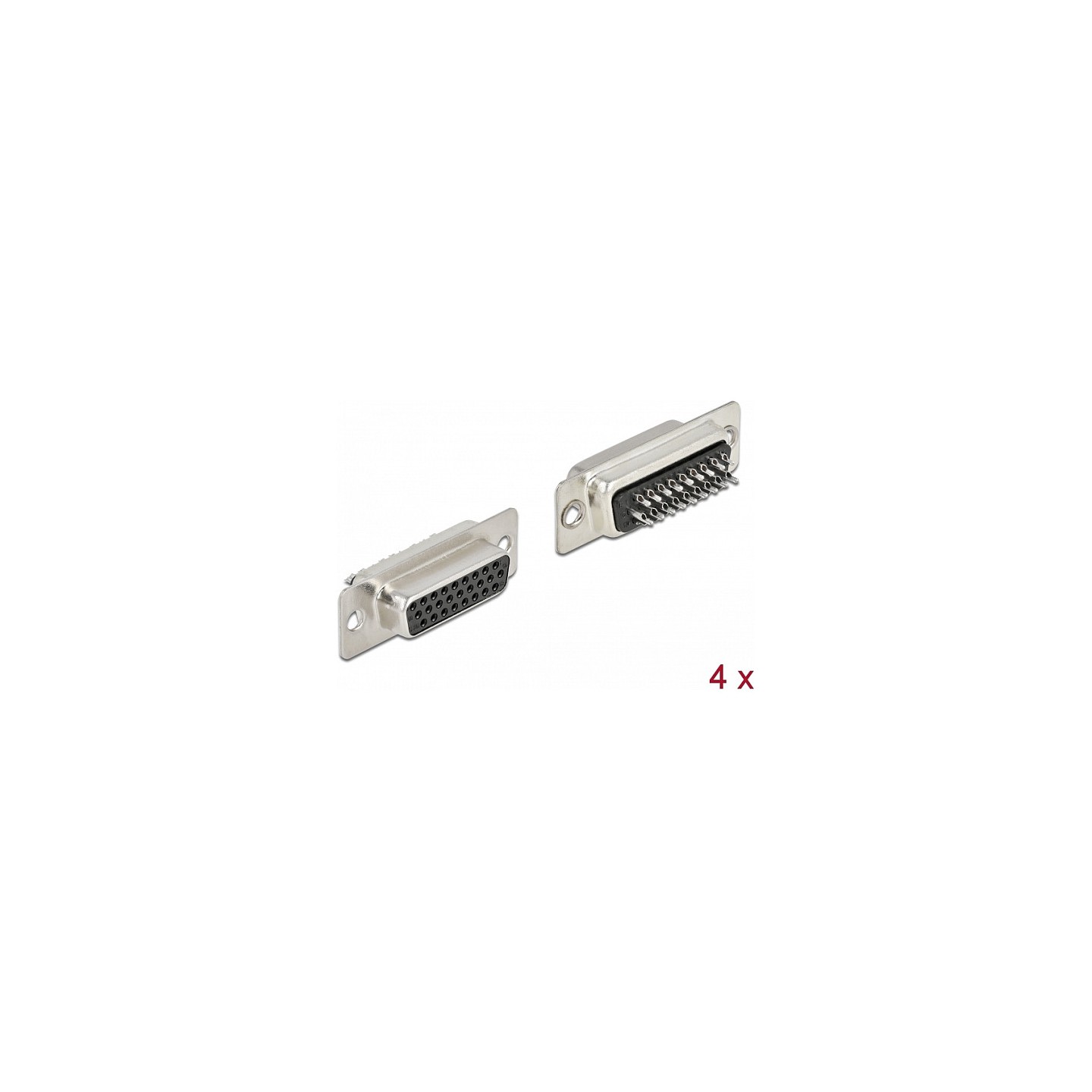 D-Sub HD 26 Pin Buchse Metall. Lötversion. 4 Stück — Buy in Cyprus with Fast Delivery
