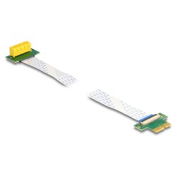 Riser Karte PCI Express x1 Stecker zu x1 Slot 90° gewinkelt mit FPC Kabel 30 cm — Buy in Cyprus with Fast Delivery
