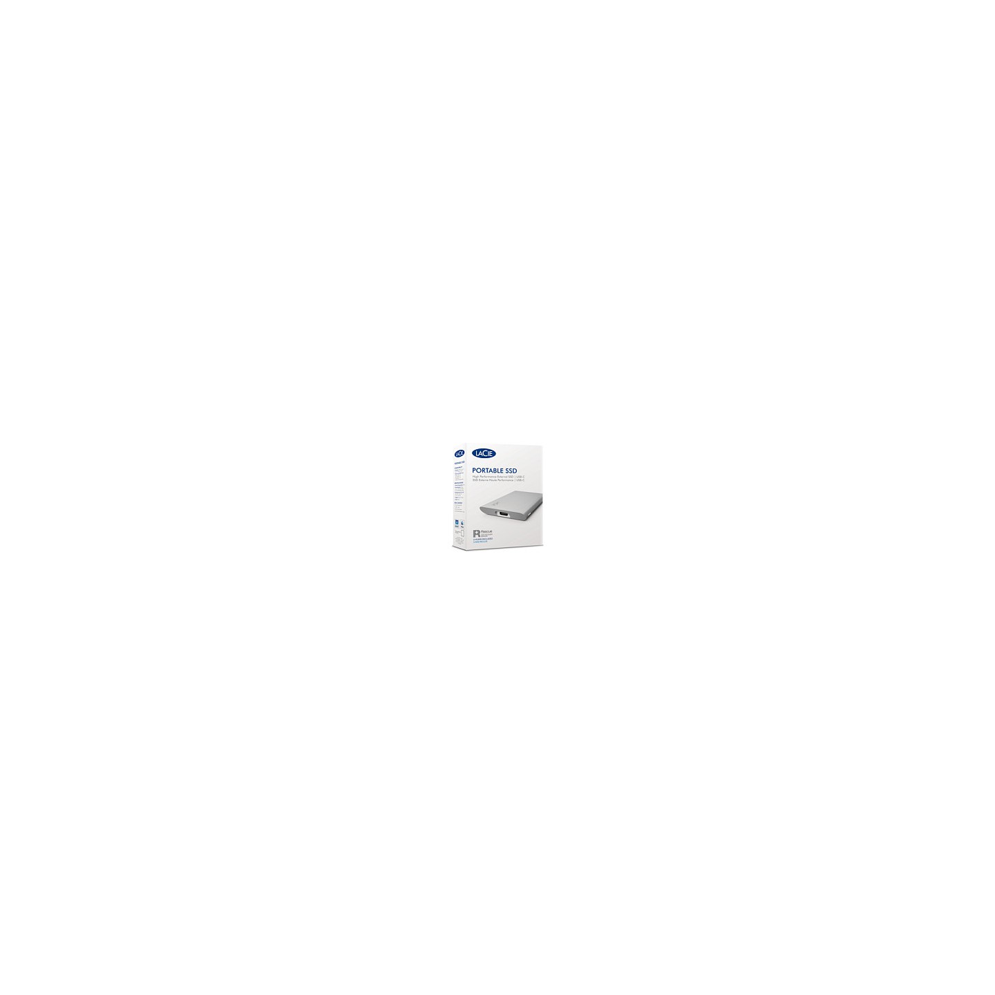 LACIE Portable SSD USB-C 500GB externe tragbare Festplatte mit Rescue Service Moon Silver — Buy in Cyprus with Fast Delivery