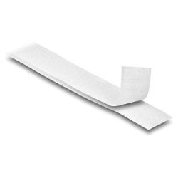 Strapazierfähiges Klettband mit Haft- und Flauschband L 25 m x B 20 mm weiß — Buy in Cyprus with Fast Delivery