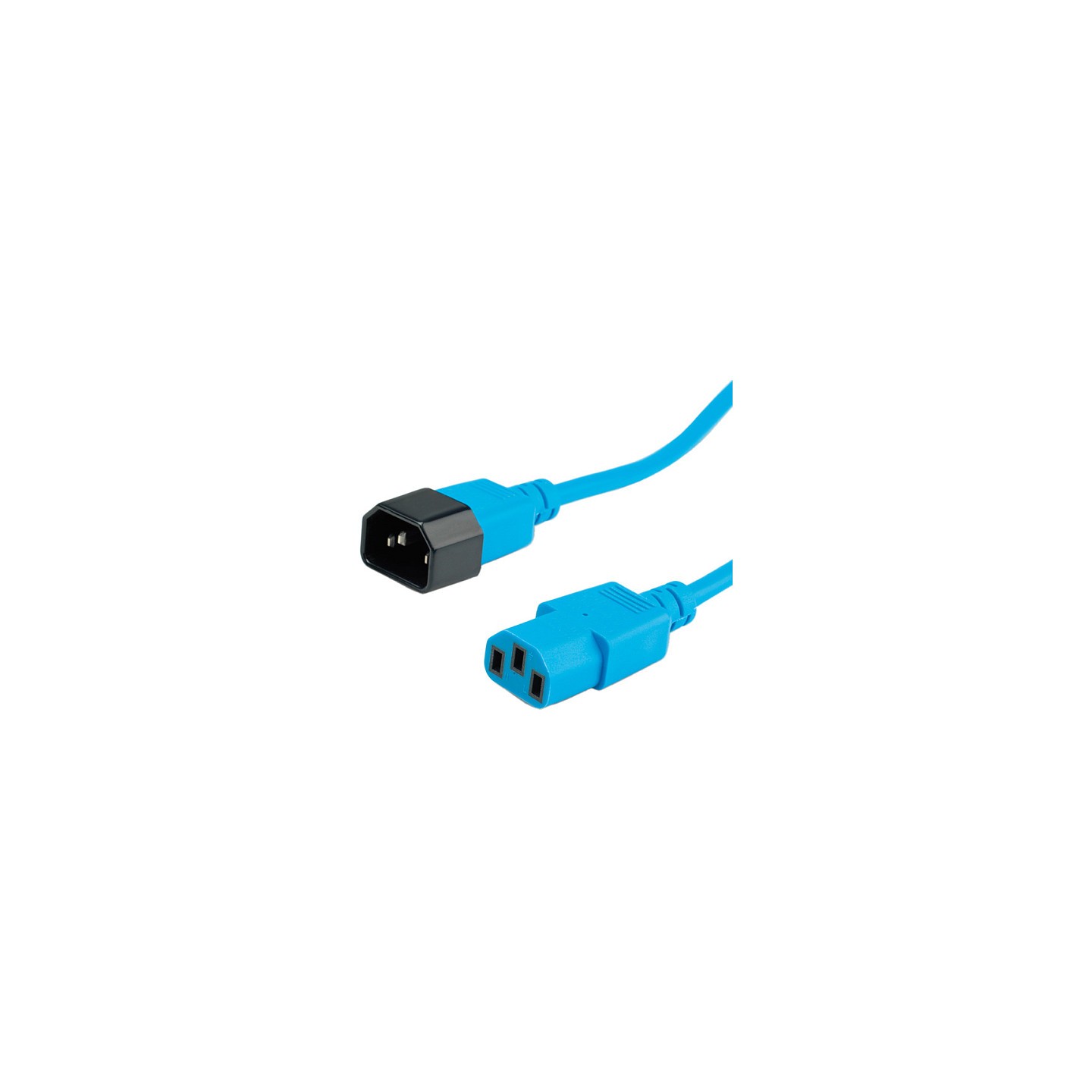 ROLINE Apparate-Verbindungskabel IEC 320 C14 - C13 blau 1.8m — Buy in Cyprus with Fast Delivery