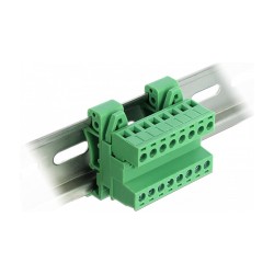 Terminalblock Set für Hutschienen 8 Pin mit Rastermaß 5.08 mm gewinkelt — Buy in Cyprus with Fast Delivery