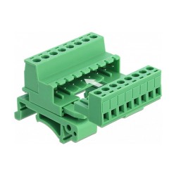 Terminalblock Set für Hutschienen 8 Pin mit Rastermaß 5.08 mm gewinkelt — Buy in Cyprus with Fast Delivery