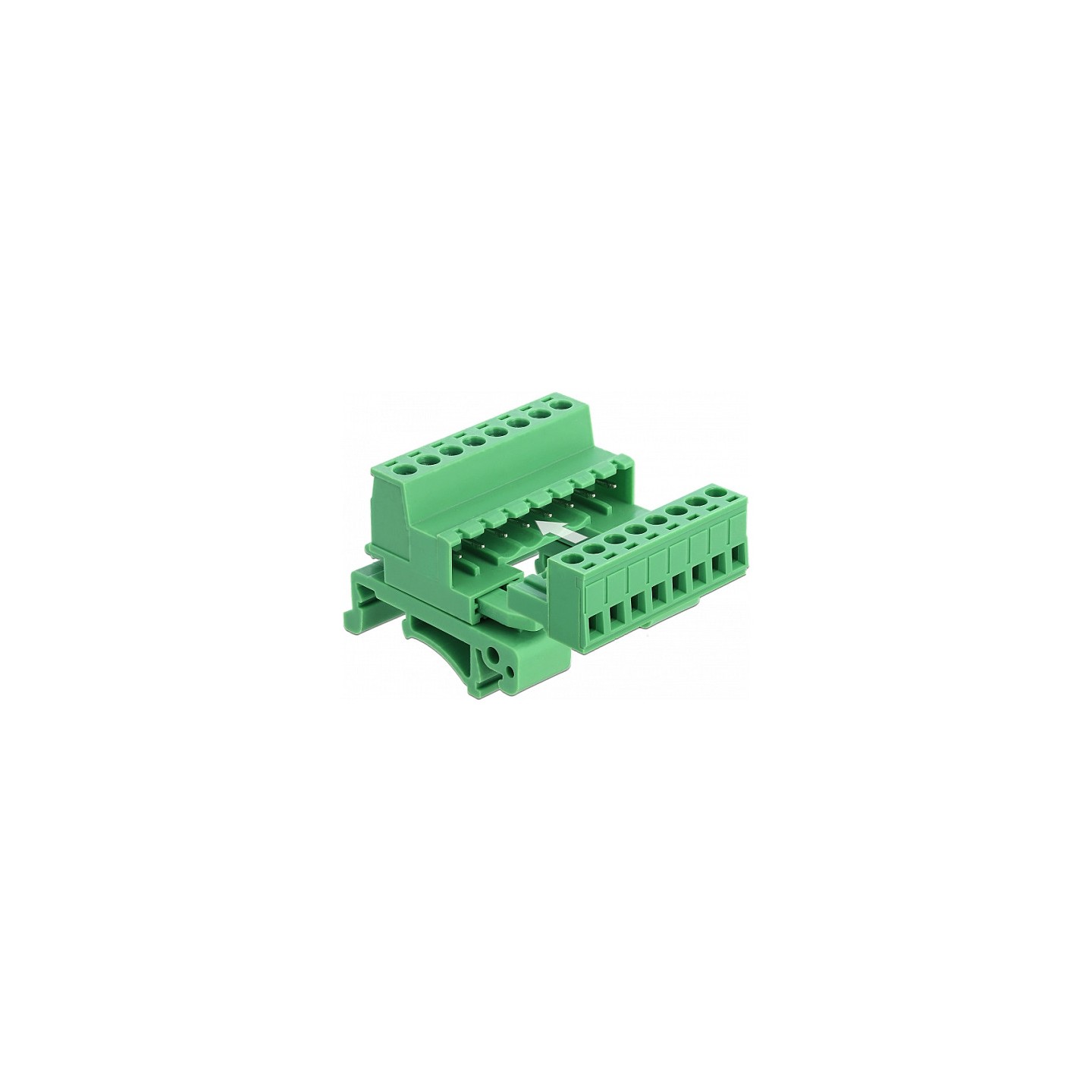 Terminalblock Set für Hutschienen 8 Pin mit Rastermaß 5.08 mm gewinkelt — Buy in Cyprus with Fast Delivery