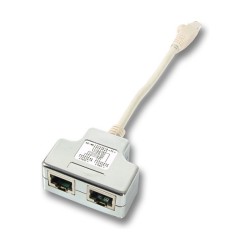 EFB T-Adapter Cat.5e 2x10 100BaseT für Cablesharing — Buy in Cyprus with Fast Delivery