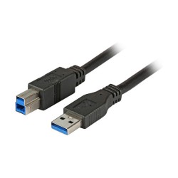 EFB USB3.0 Anschlusskabel A-B.St-St.1.8m.schwarz.Premium — Buy in Cyprus with Fast Delivery