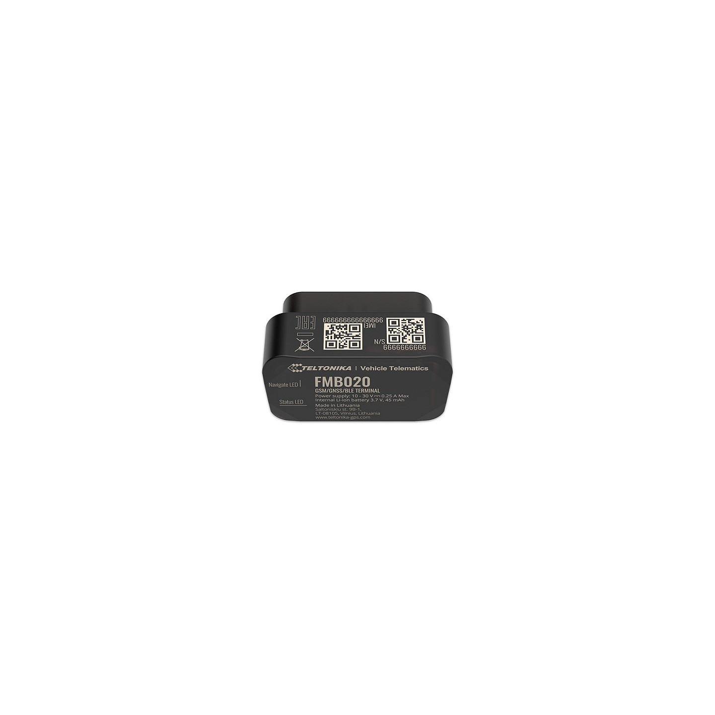 TELTONIKA TELEMATICS FMB020 OBD Plug & Play — Buy in Cyprus with Fast Delivery