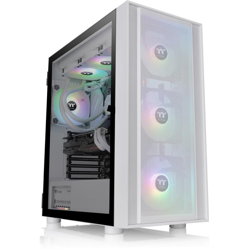 Buy Thermaltake H570 TG ARGB - Mid Tower PC Case - Snow White, Tempered Glass, A... in Cyprus, Nicosia, Limassol, Larnaka, Pafos