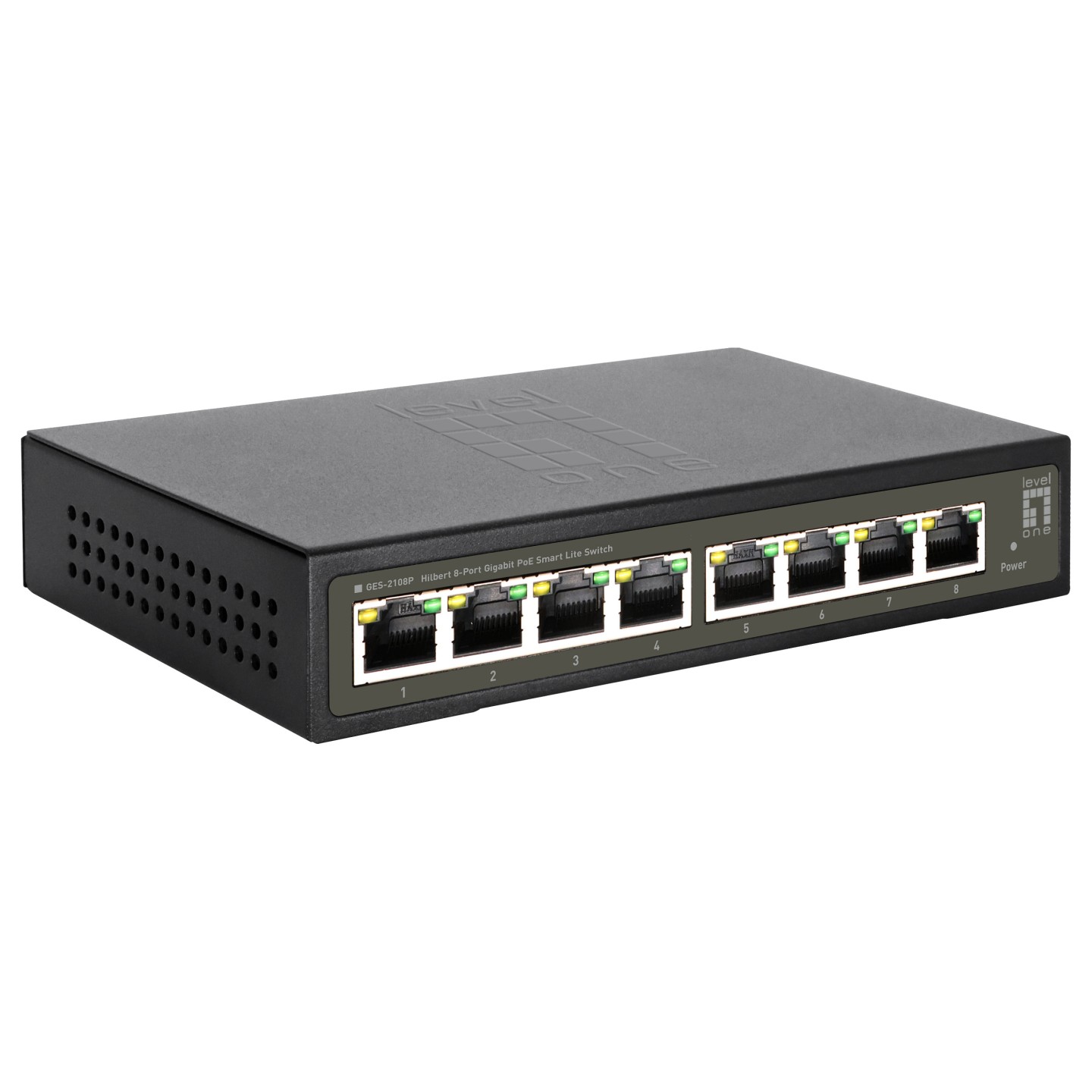Switch 8x GE GES-2108P Hilbert 112W 8xPoE+ — Buy in Cyprus with Fast Delivery