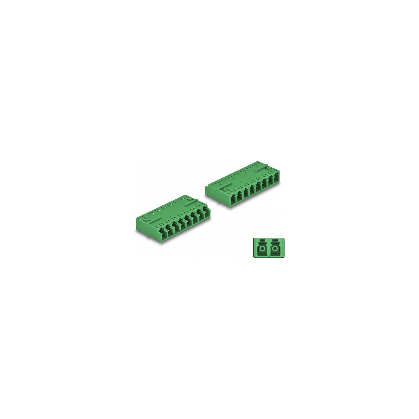 LWL Kupplung HD LC Octuplex Buchse zu LC Octuplex Buchse grün — Buy in Cyprus with Fast Delivery