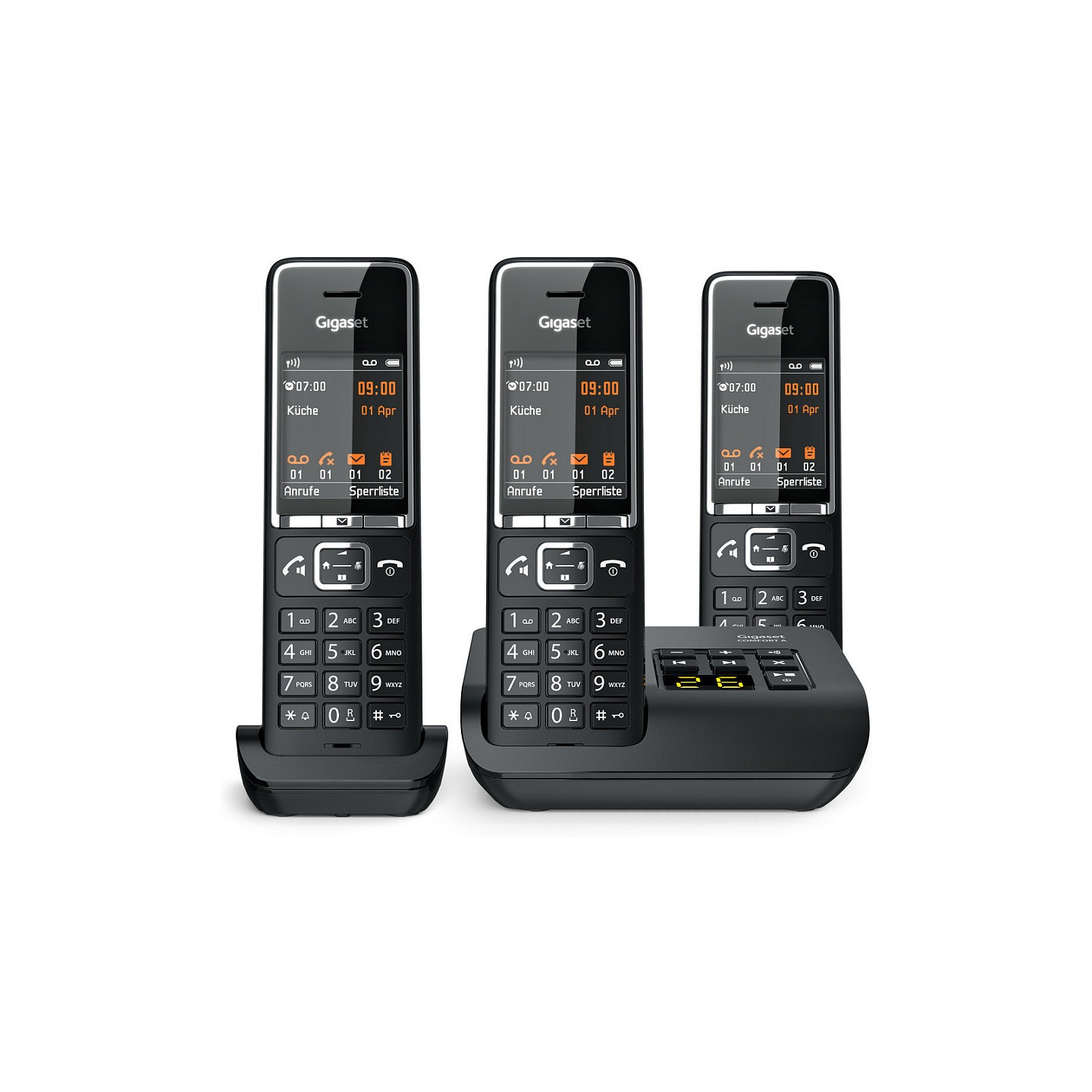 Gigaset COMFORT 550A trio schwarz chrom — Buy in Cyprus with Fast Delivery