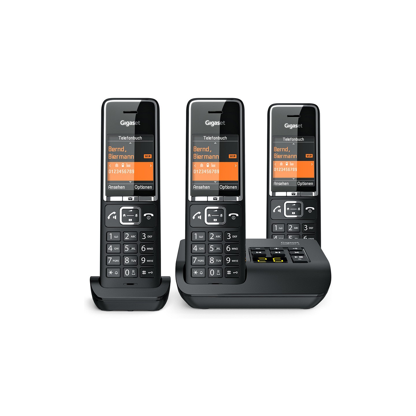 Gigaset COMFORT 550A trio schwarz chrom — Buy in Cyprus with Fast Delivery