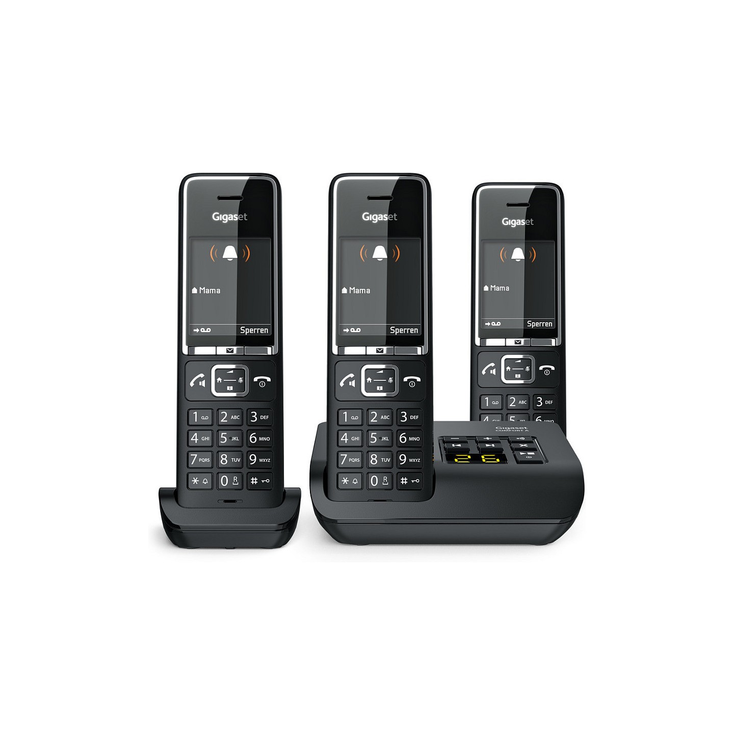 Gigaset COMFORT 550A trio schwarz chrom — Buy in Cyprus with Fast Delivery