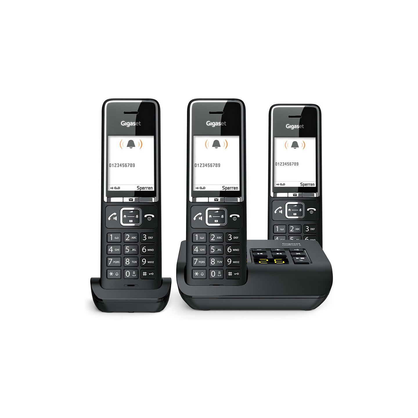 Gigaset COMFORT 550A trio schwarz chrom — Buy in Cyprus with Fast Delivery