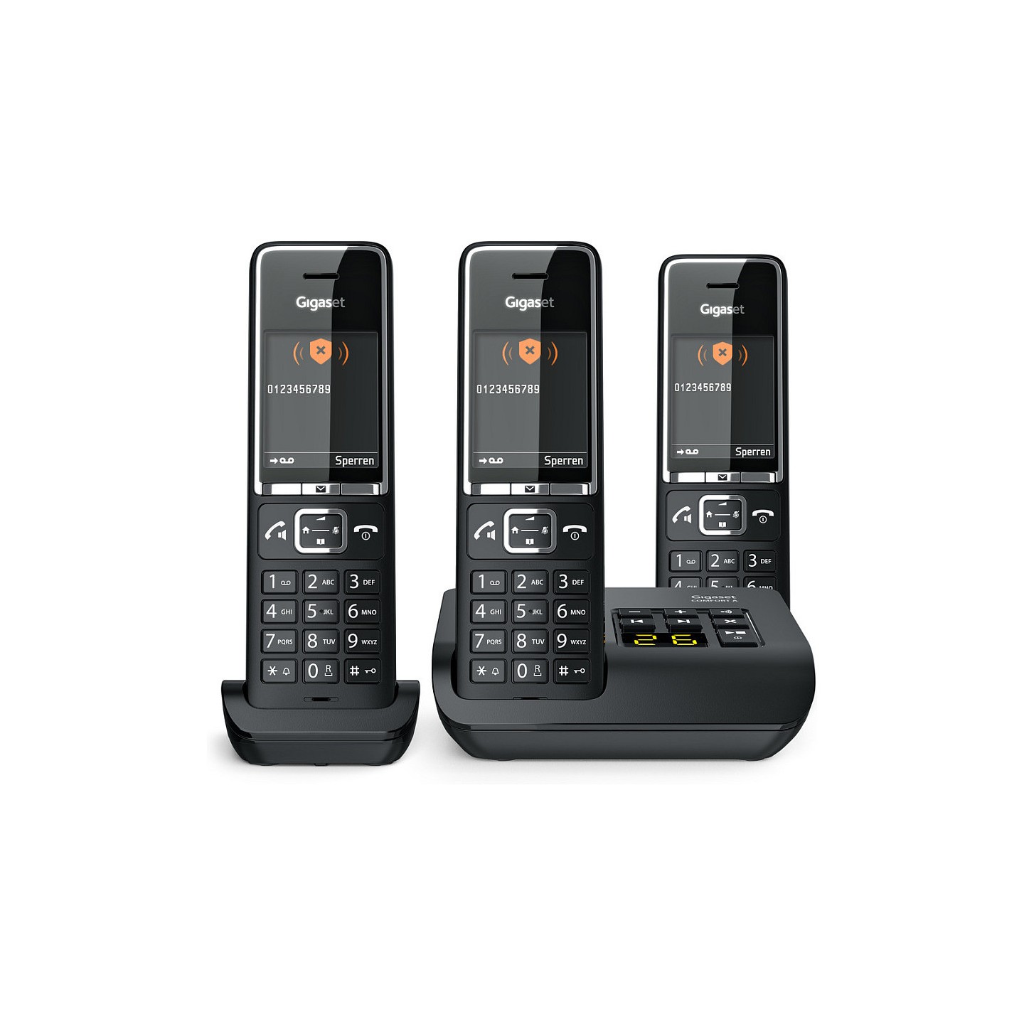 Gigaset COMFORT 550A trio schwarz chrom — Buy in Cyprus with Fast Delivery
