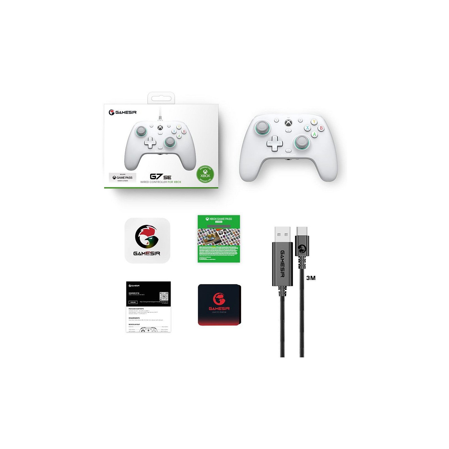 Gamesir Controller G7 SE kabelgebunden weiß XBOX — Buy in Cyprus with Fast Delivery