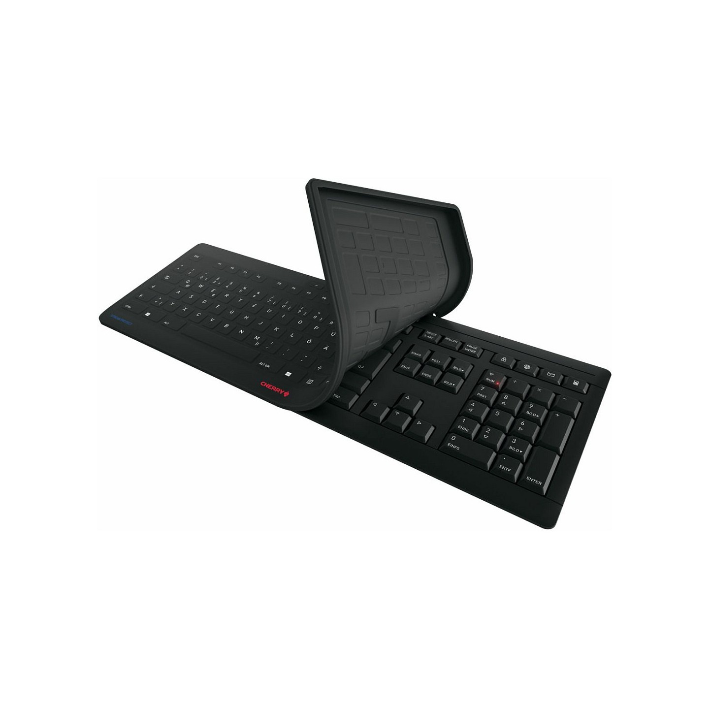 CHERRY STREAM PROTECT KEYBOARD Wireless GB-Layout sw — Buy in Cyprus with Fast Delivery