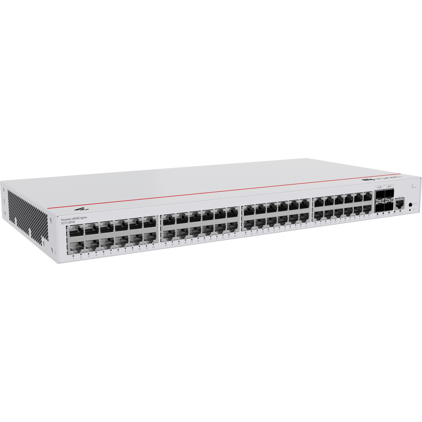 Huawei eKit S310-48P4S - Managed L3 48-Port Gigabit PoE Switch, 380W PoE Budget, Grey, 1U Rackmount