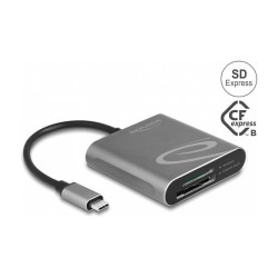 Delock USB Type-CTM Card Reader für SD Express und CFexpress Speicherkarten — Buy in Cyprus with Fast Delivery