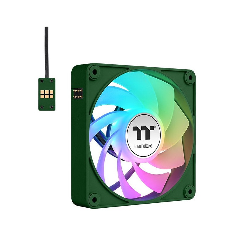 Buy Thermaltake CT120 EX - Reverse ARGB Sync 120mm PWM Fan - Racing Green 3-Pack in Cyprus, Nicosia, Limassol, Larnaka, Pafos