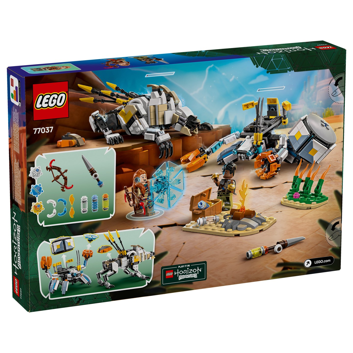 LEGO 77037 Horizon Adventures Aloy und Varl vs. Panzerwanderer und Sgezahn — Buy in Cyprus with Fast Delivery