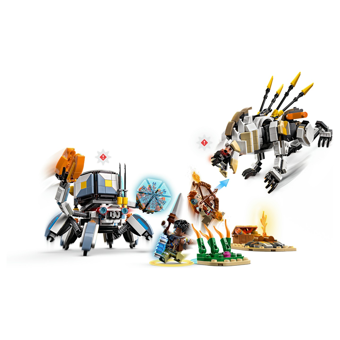 LEGO 77037 Horizon Adventures Aloy und Varl vs. Panzerwanderer und Sgezahn — Buy in Cyprus with Fast Delivery