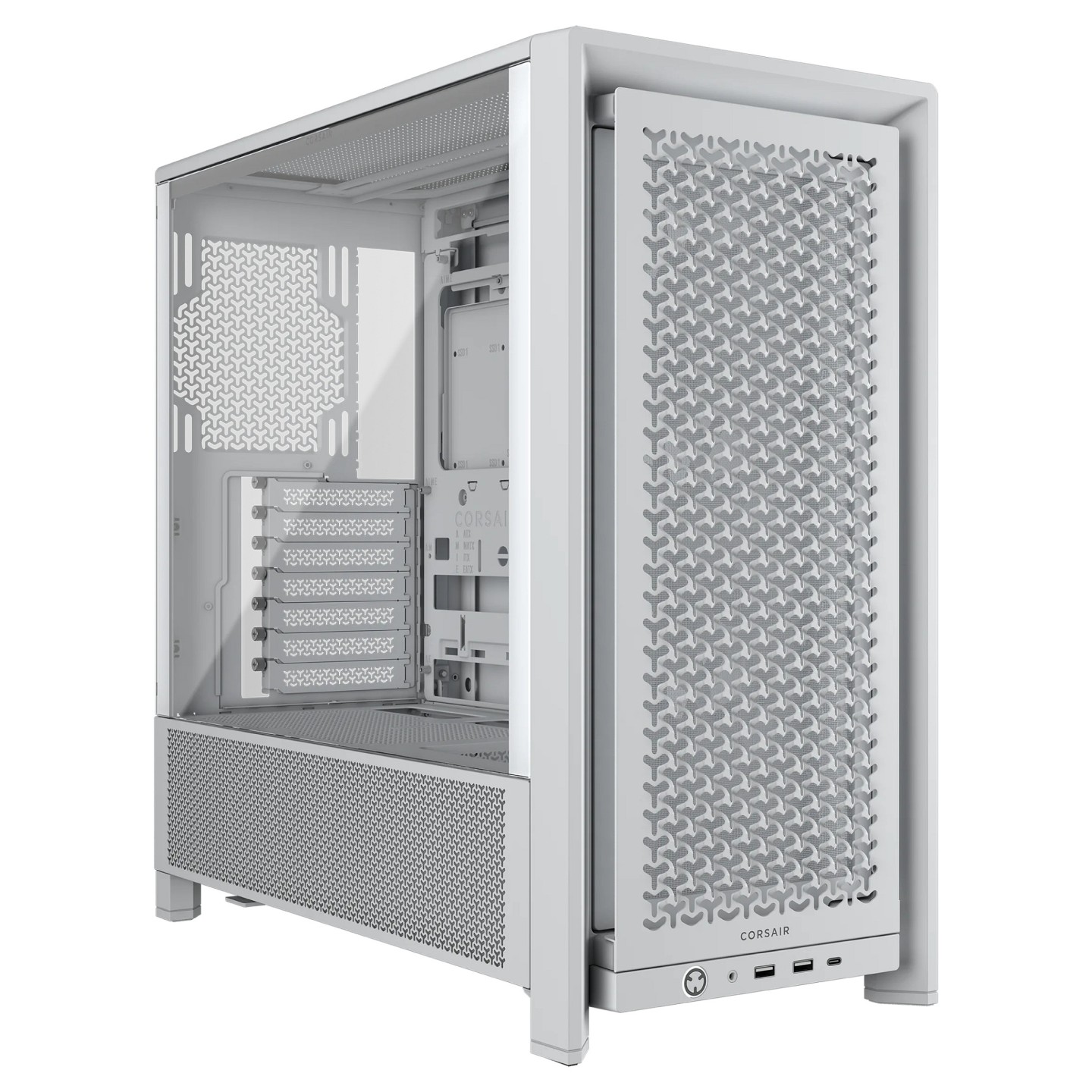 CORSAIR Frame 4000D RS Weiß Midi Tower ATX Gaming Gehäuse — Buy in Cyprus with Fast Delivery