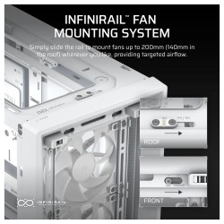 CORSAIR Frame 4000D RS Weiß Midi Tower ATX Gaming Gehäuse — Buy in Cyprus with Fast Delivery