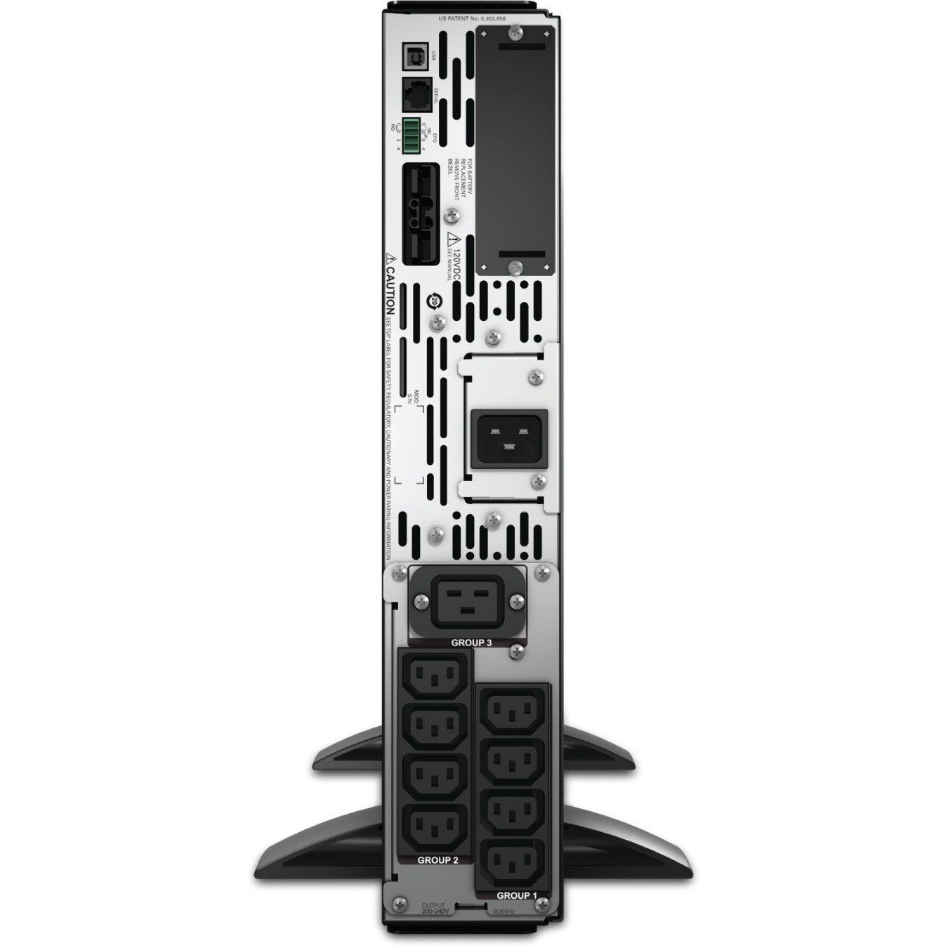 APC Smart-UPS SMX3000RMHV2U - 3000VA/2700W Rack/Tower UPS - Black, C13/C19 Outlets, USB, Line-Interactive