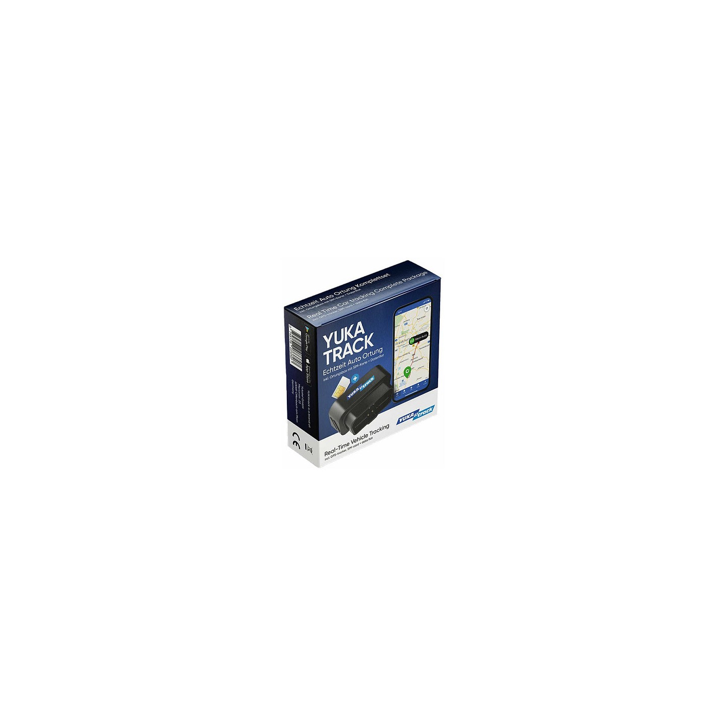 YUKAtrack AIO GPS OBD2 Car Tracker with SIM + Data Flat — Buy in Cyprus with Fast Delivery