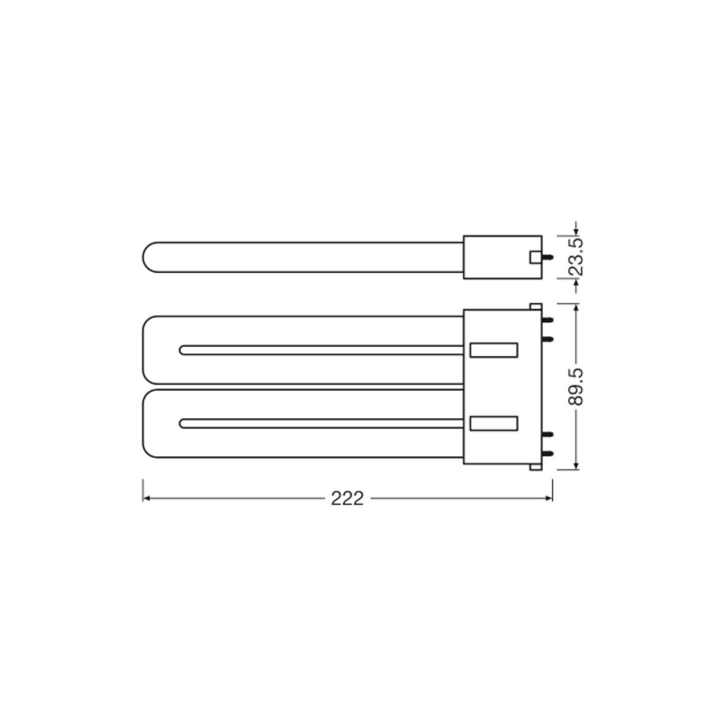 Osram DULUX F36 EM V 20W 840 2G10 LED 2500 lm 4000K 2G10 — Buy in Cyprus with Fast Delivery