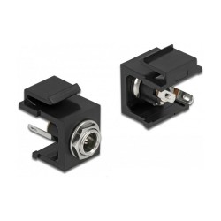 Keystone Modul DC 5.5 x 2.5 mm Buchse schwarz — Buy in Cyprus with Fast Delivery