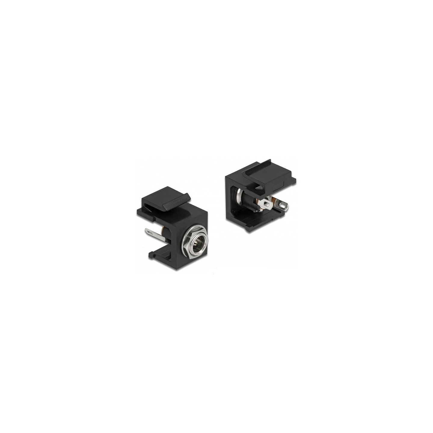 Keystone Modul DC 5.5 x 2.5 mm Buchse schwarz — Buy in Cyprus with Fast Delivery