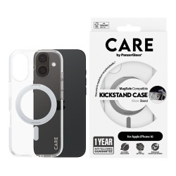 CARE Case Feature Silver Kickstand MagSAFE iPhone 16 — Buy in Cyprus with Fast Delivery