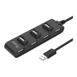 Equip USB-Hub 7-Port 2.0 - to 7x2.0 480Mbps o.Netzteil sw — Buy in Cyprus with Fast Delivery