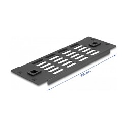 10? Netzwerkschrank Panel mit Lüftungsschlitzen werkzeugfrei 2 HE schwarz — Buy in Cyprus with Fast Delivery