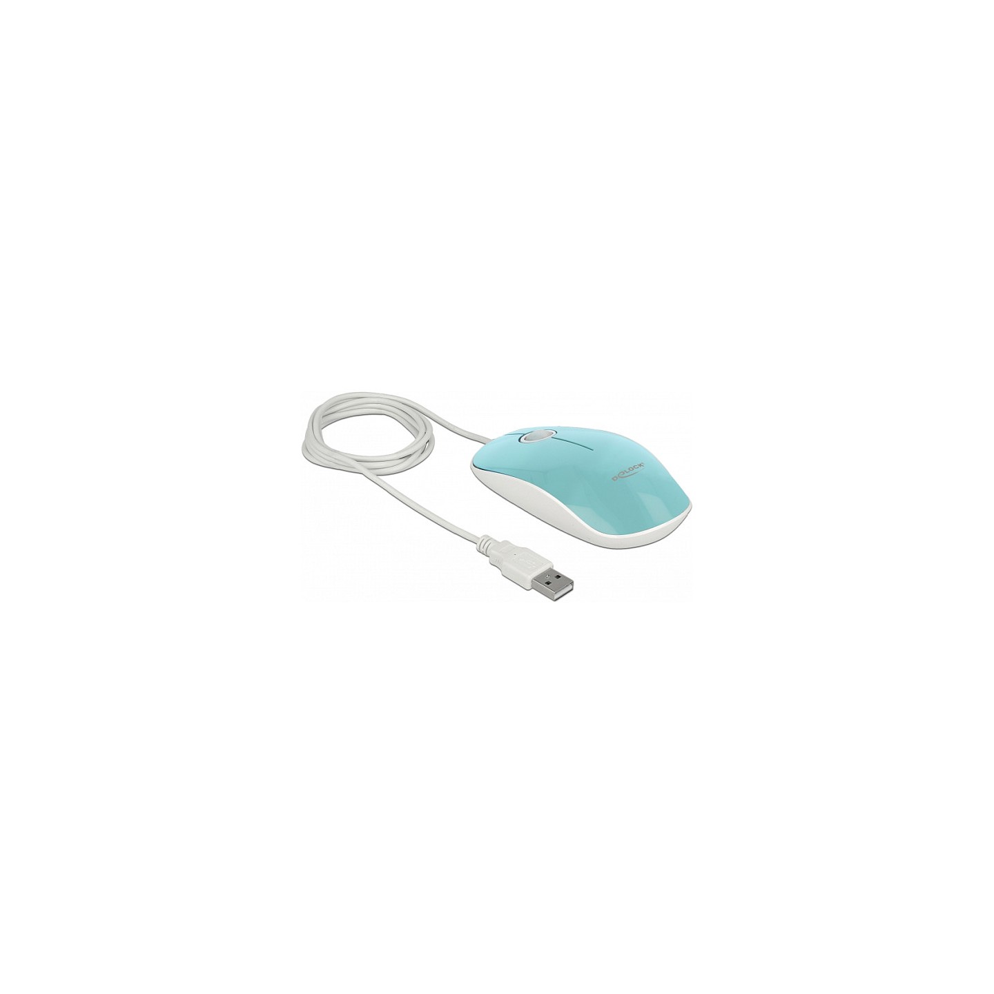 Optische 3-Tasten LED Maus USB Typ-A türkis — Buy in Cyprus with Fast Delivery