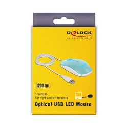 Optische 3-Tasten LED Maus USB Typ-A türkis — Buy in Cyprus with Fast Delivery
