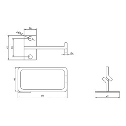ROLINE Kabelse. 40x80 mm. Metall. Kabeleinfhrung seitlich — Buy in Cyprus with Fast Delivery