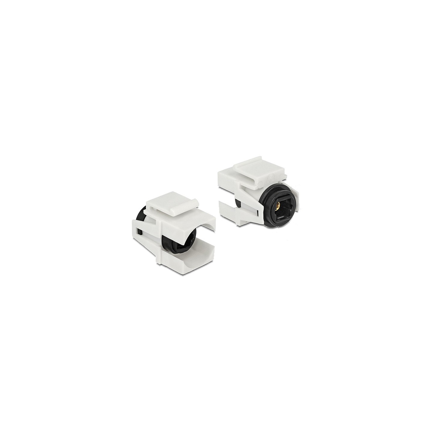 Keystone Modul TOSLINK Buchse to TOSLINK Buchse weiß — Buy in Cyprus with Fast Delivery