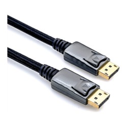 ROLINE DisplayPort Kabel. DP-DP. v1.2. ST - ST. schwarz-metallic. 3 m — Buy in Cyprus with Fast Delivery