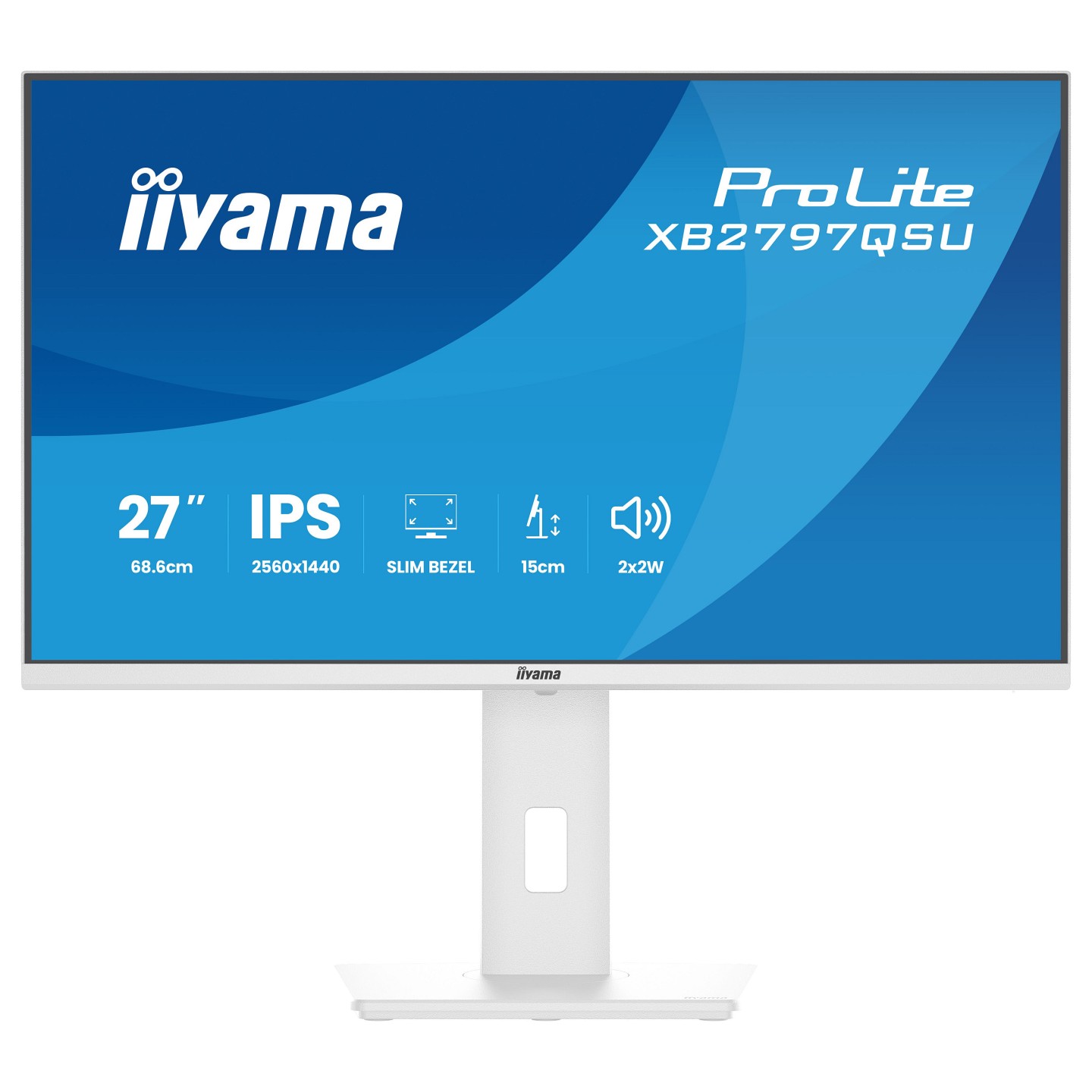 IIYAMA 68.6cm (27') XB2797QSU-W1 16:9 2xHDMI+DP+2xUSB-C — Buy in Cyprus with Fast Delivery