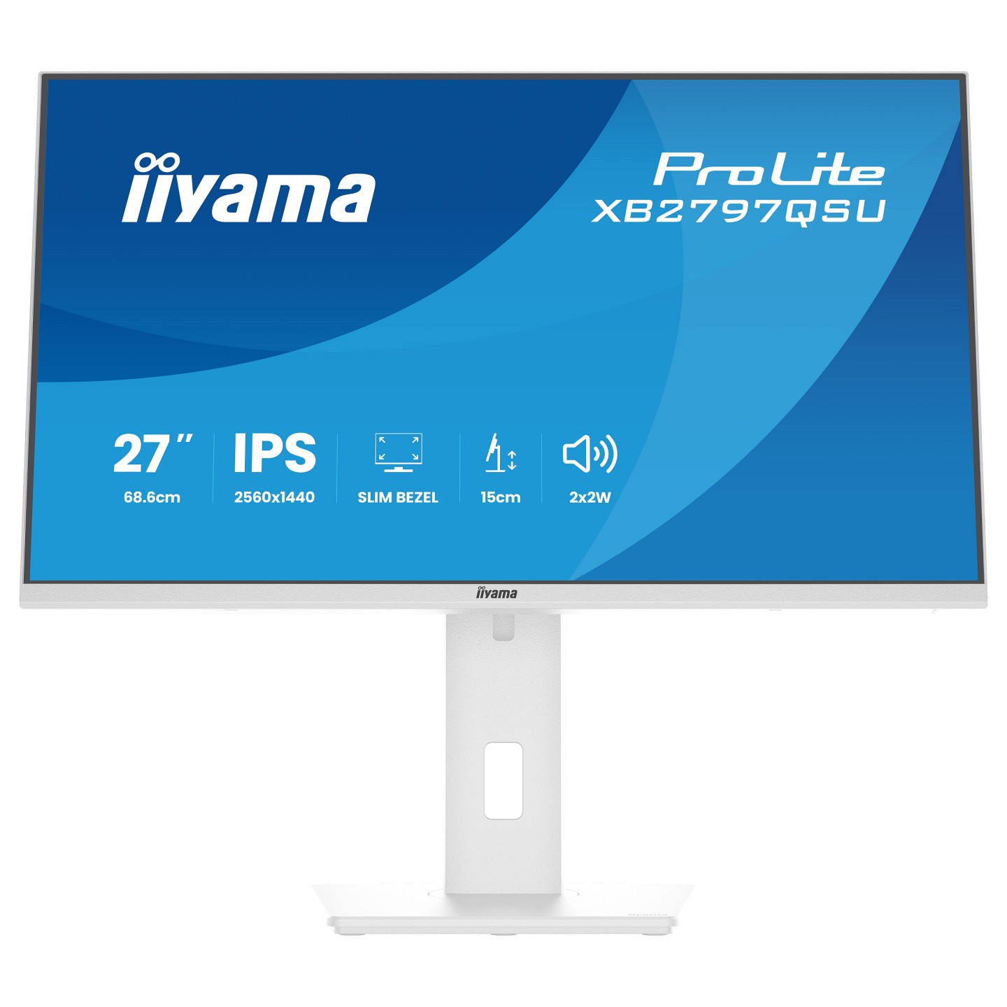 IIYAMA 68.6cm (27') XB2797QSU-W1 16:9 2xHDMI+DP+2xUSB-C — Buy in Cyprus with Fast Delivery