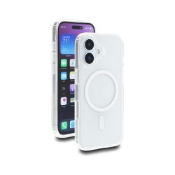 Schutzhülle für iPhone 17 kompatibel mit MagSafe transparent-weiß — Buy in Cyprus with Fast Delivery