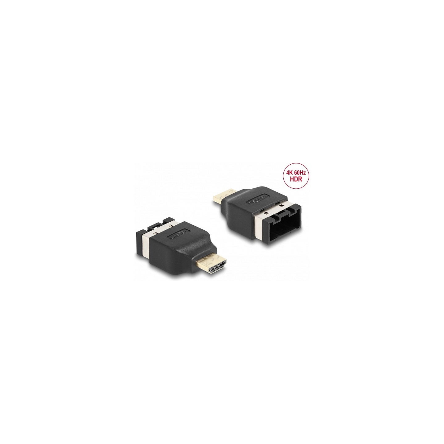 DELOCK HDMI Automotive Adapter HDMI-E Buchse zu HDMI-A Stecker 4K 60 Hz — Buy in Cyprus with Fast Delivery