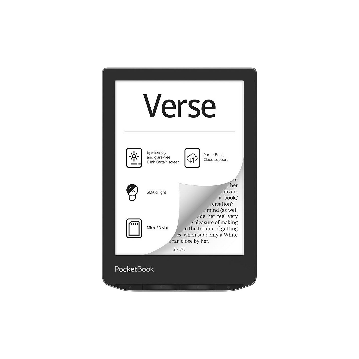 PocketBook Verse - Mist Grey DACH-Version — Buy in Cyprus with Fast Delivery