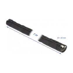 EMV Abschirmgeflechtschlauch mit Reißverschluss hitzebeständig 1 m x 16 mm schwarz — Buy in Cyprus with Fast Delivery
