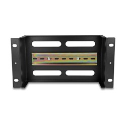 10? Schutzschalterleiste mit Abdeckung und Hutschiene 3 HE Metall schwarz — Buy in Cyprus with Fast Delivery