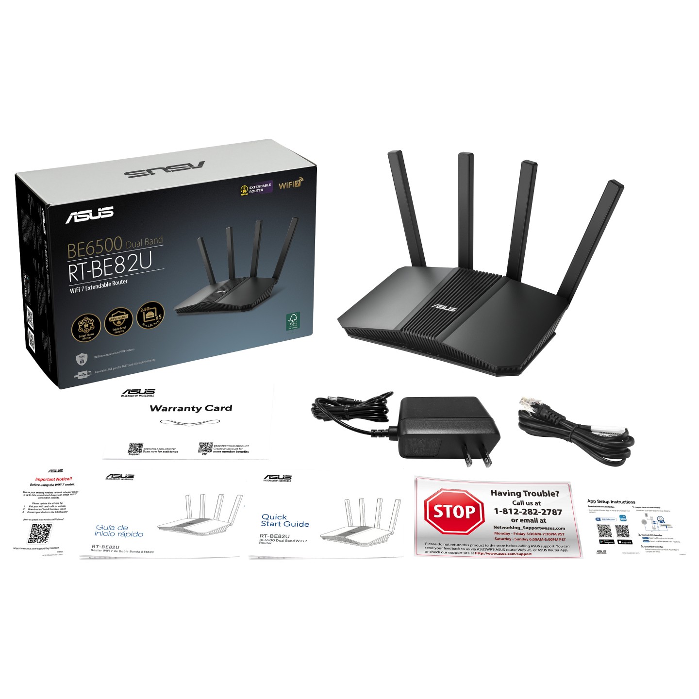 Asus RT-BE82U. Mesh Router (schwarz) — Buy in Cyprus with Fast Delivery